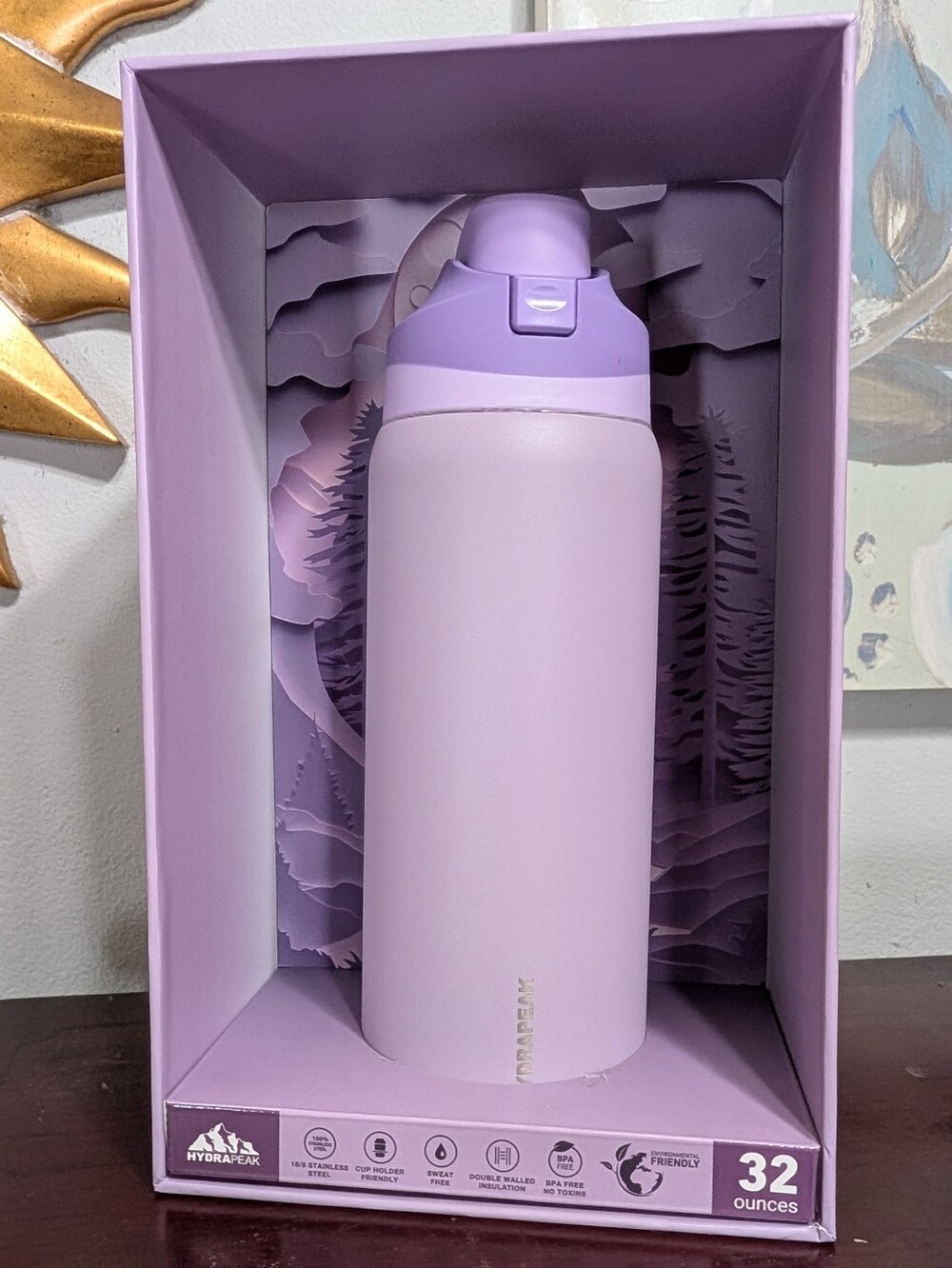 NEW Hydrapeak Classics 32oz Oasis Stainless Steel Insulated Tumbler Lilac Purple